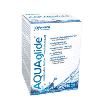 AQUAglide Neutral - Waterbased Anal Lubricant - Single Porions - 50 Pieces &aacute; 0.1 fl oz / 50 Pieces &aacute;