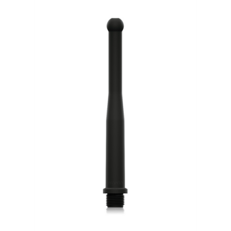 Ergoflo - Silicone Flex Tip for Anal Shower - 8 / 20 cm - Black