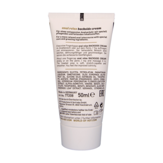 Backside - Anal Relax Cream - 2 fl oz / 50 ml