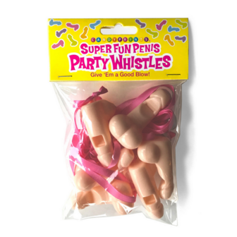 Super Fun Penis - Feestfluitjes - 6 Pack