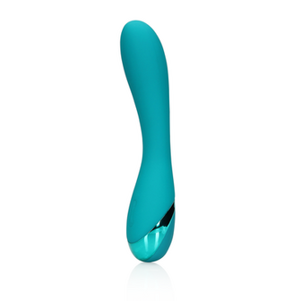 Glad Siliconen G-Spot Vibrator - Teal Blauw