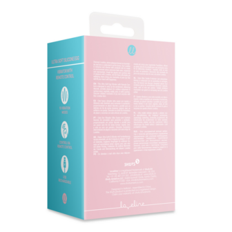 Ultra Soft Siliconen Eivibrator met Afstandsbediening - Roze Arabesque