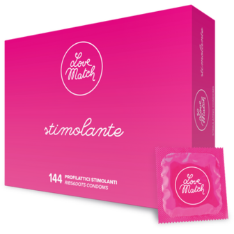 Stimolante - Ribs and Dots Condoms - 144 Stuks