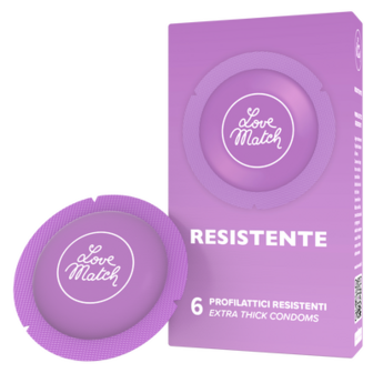 Resistente - Strong Condoms - 6 Stuks