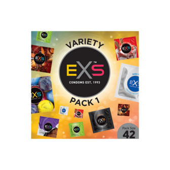 EXS Variety Pack 1 - Condoms - 42 Pieces