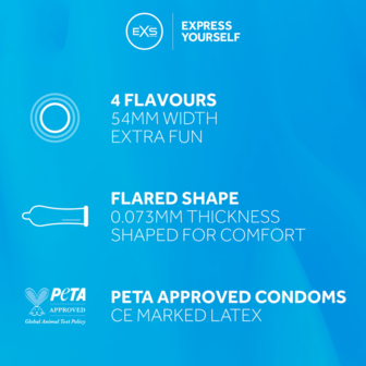 EXS Strawberry - Condoms - 100 Pieces