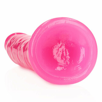 Slank Realistisch Dildo met Zuignap - Oplichtend in het Donker - 9&#039;&#039; / 22,5 cm