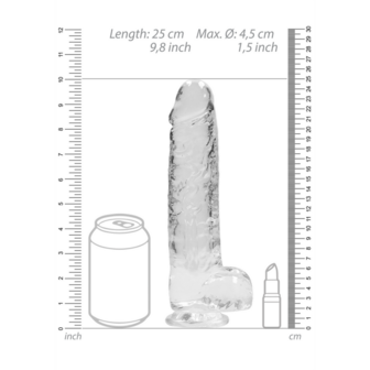 Realistische Dildo met Ballen - 9 / 23 cm