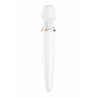 Double Wand-er Wand - Massage Wand en Vibrator - Wit