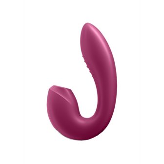 Sunray - Insteekbare Dubbele Luchtpuls Vibrator - Berry