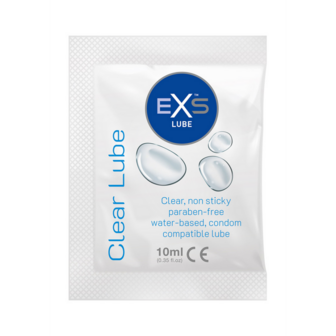 EXS Clear Lube Sachets - 100 Stuks