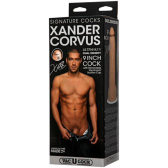 Xander Corvus - Realistische ULTRASKYN Dildo - 9 / 22 cm - Vanille