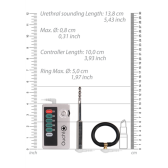 E-stim Urethral Sounding Set - Small