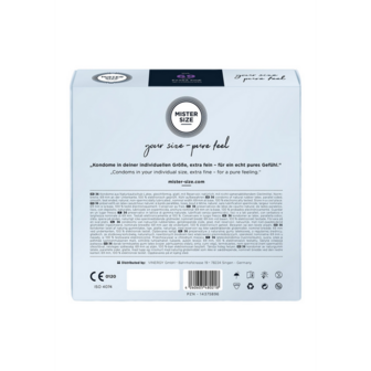 Pure Feel - Condoms 69 mm - 36 Pack