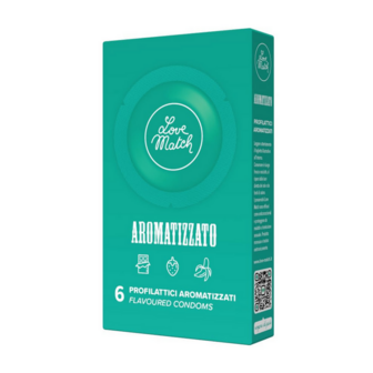 Aromatizzato - Flavored Condoms - 6 Stuks