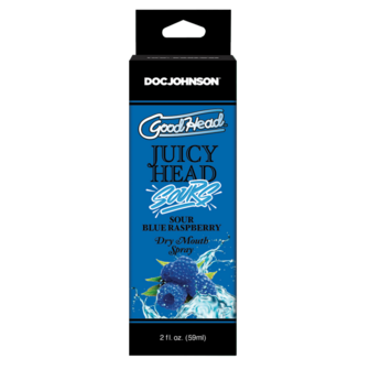 Juicy Head - Dry Mouth Spray - Sour Blue Raspberry - 2 fl oz / 60 ml