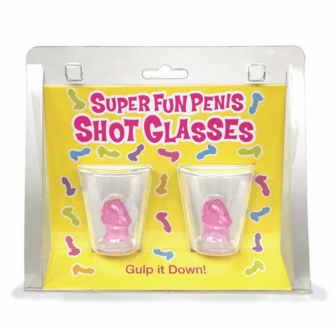 Super Fun Penis - Shotglazen - Set van 2