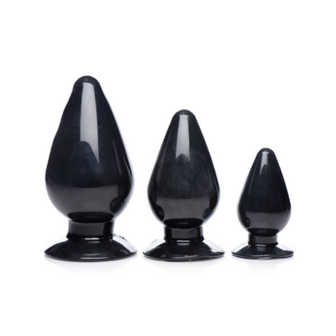 Driehoeksconussen - Anale Plug Set - 3 Stuks