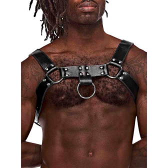 Ram - Imitation Leather Harness - One Size - Black