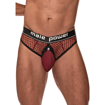 Cock Ring Thong - L/XL - Bordeaux