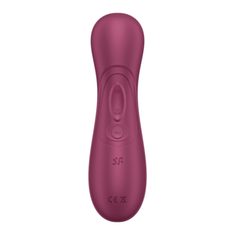 Pro 2 Generatie 3 - Double Air Pulse Vibrator - Liquid Air - Wijnrood