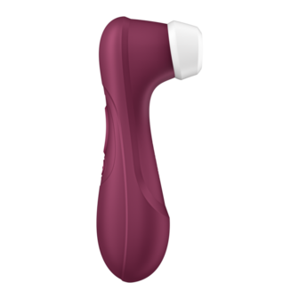 Pro 2 Generatie 3 - Double Air Pulse Vibrator - Liquid Air - Wijnrood