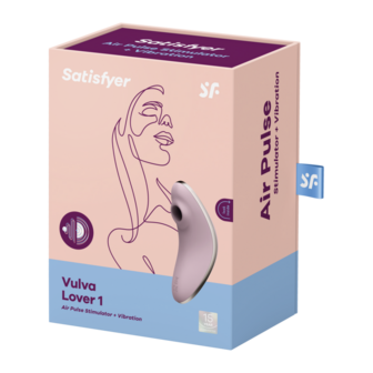 Vulva Lover 1 - Double Air Pulse Vibrator - Violet