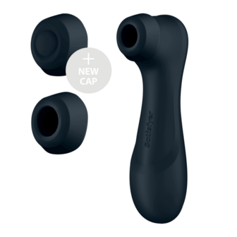 Pro 2 Generation 3 - Double Air Pulse Vibrator - Liquid Air and Connect App - Black