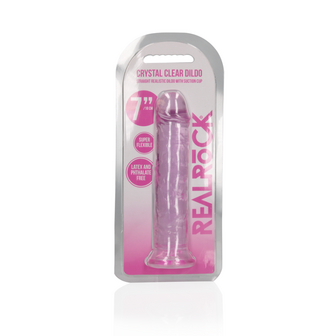 Rechtdoor Dildo met Zuignap - 7&#039;&#039; / 18