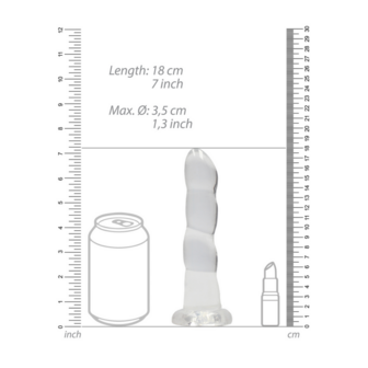 Niet-realistische dildo met zuignap - 7 / 17 cm