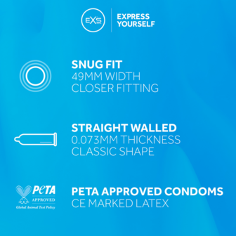 EXS Snug Fit - Condoms - 144 Stuks