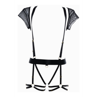 St. Tropez Babe - Suspender - OS - Zwart