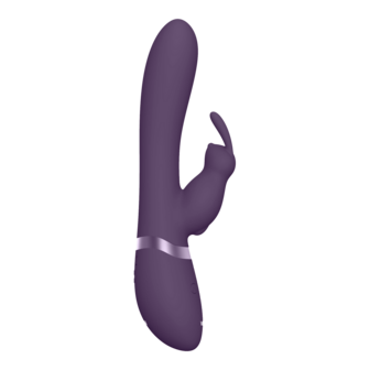 Taka - Inflatable and Vibrating Rabbit Vibrator - Purple