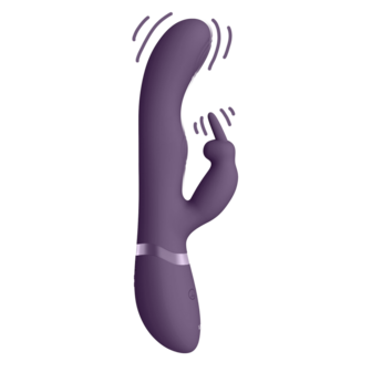 May - Dual Pulse-Wave  Vibrating C-spot  G-Spot Rabbit - Purple