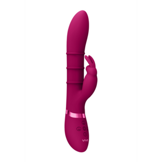 Sora - Up  Down Stimulating Rings, Vibrating G-Spot Rabbit - Pink