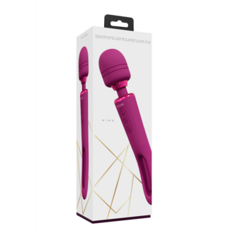 Kiku - Dubbelzijdige Wand met Innovatieve G-Spot Flapper Stimulator - Roze