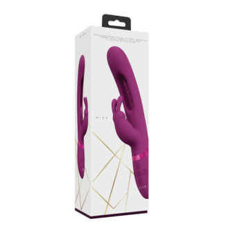 Mika - Triple Motor - Vibrerende Rabbit met Innovatieve G-Spot Flapper Stimulator - Roze