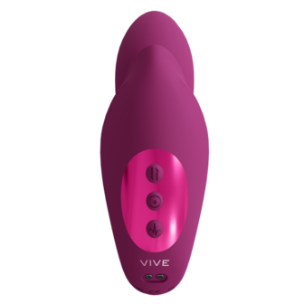 Yuki - Dual Motor G-Spot Vibrator met Masserende Parels - Roze