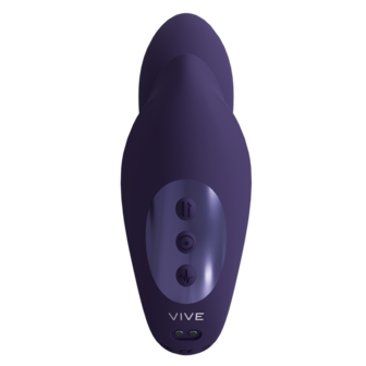 Yuki - Dual Motor G-Spot Vibrator met Massageballen - Paars