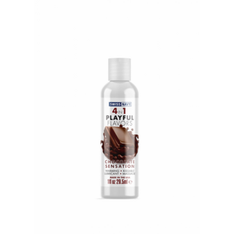 4 In 1 Lubricant met Chocolade Sensation Smaak - 1 fl oz / 29,5 ml