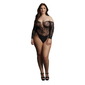 Wonder Rhinestone Bodysuit - Plus Size