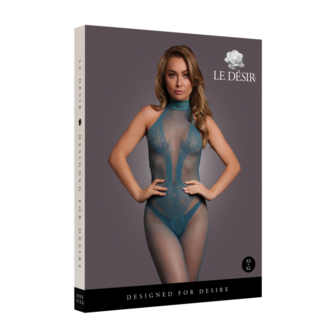 Visnet en Kant Bodystocking - &Eacute;&eacute;n Maat