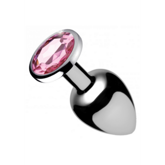 Roze Edelsteen - Butt Plug - Medium