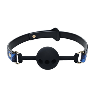 Florence Collectie - Siliconen Ball Gag - Blauw