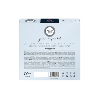 Pure Feel - Condooms 64 mm - 36 Pack