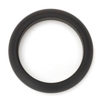 Silicone 42mm Ring - Zwart