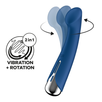 Spinning G-Spot 1 - Draaibare G-Spot Vibrator - Blauw