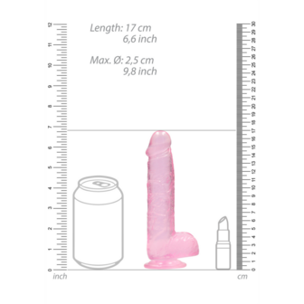 Realistisch Dildo met Ballen - 6 / 15 cm