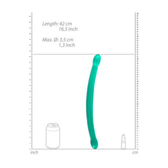 Niet-realistische dubbele dong - 17 / 42 cm