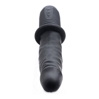 Power Pounder - Vibrerende en Duwende Silicone Dildo